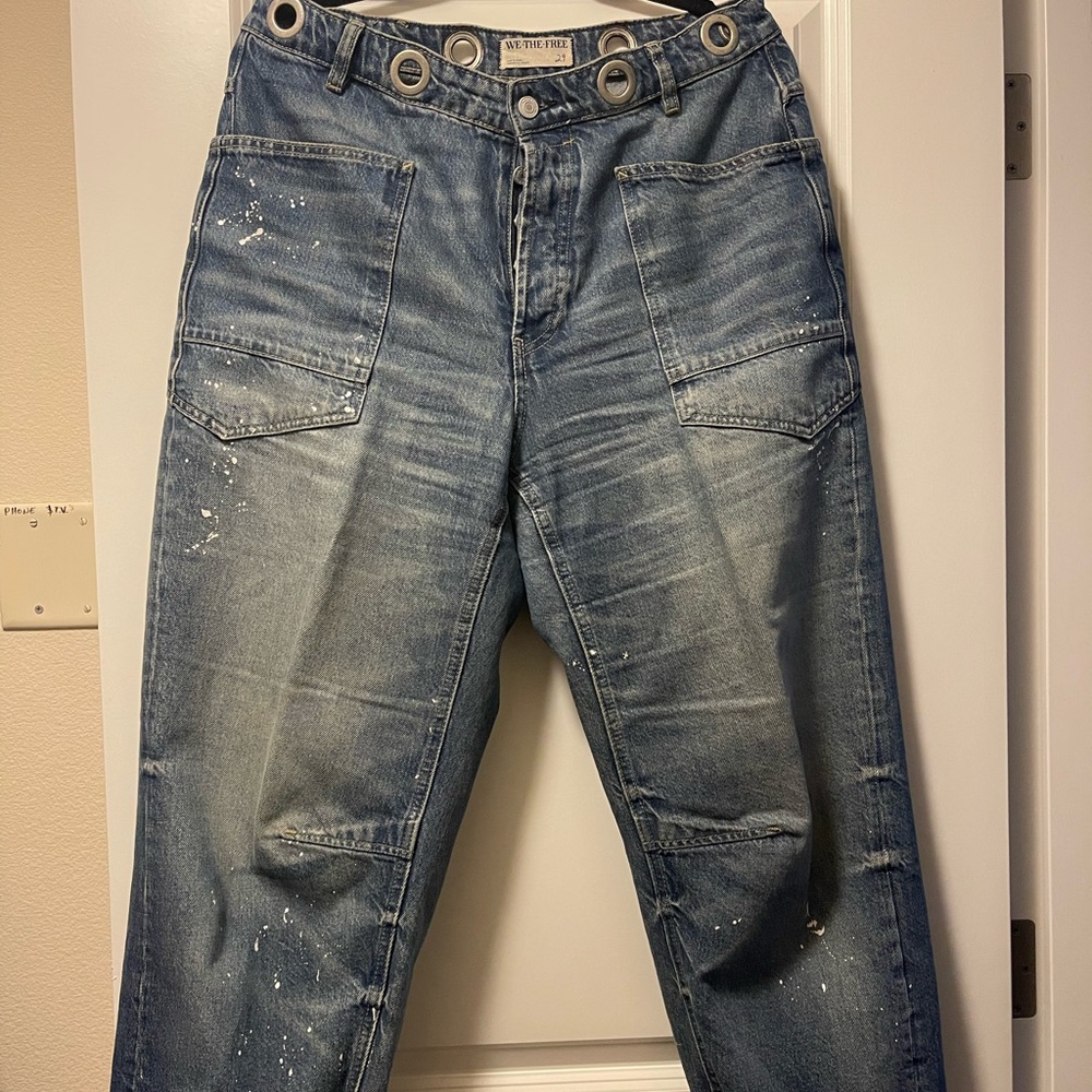 We The Free Moxie Pull On Barrel Jeans